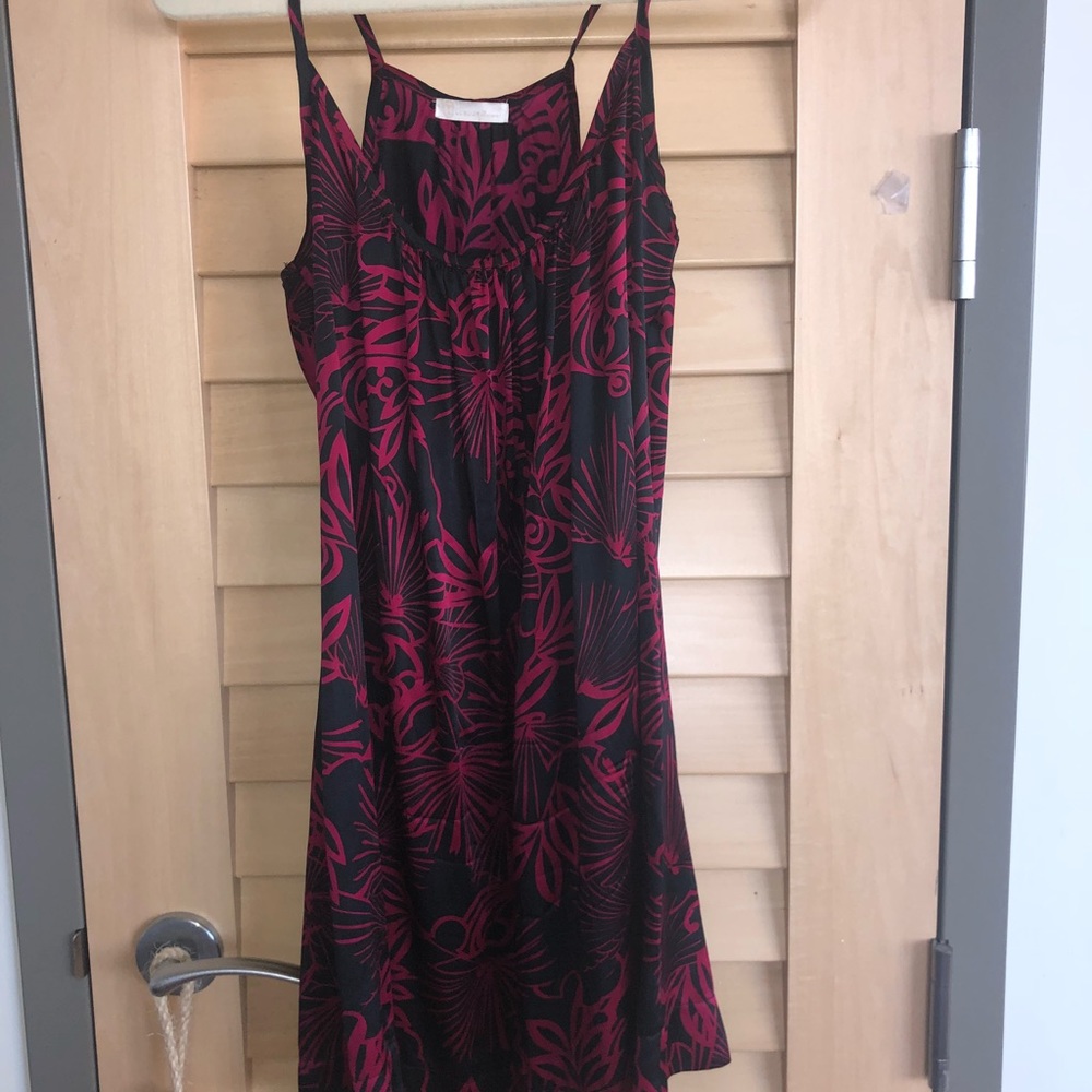 Beautiful print silk dress